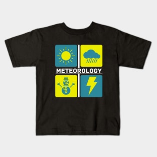 Funny Weather Forecasting Gifts - Meteorology Kids T-Shirt